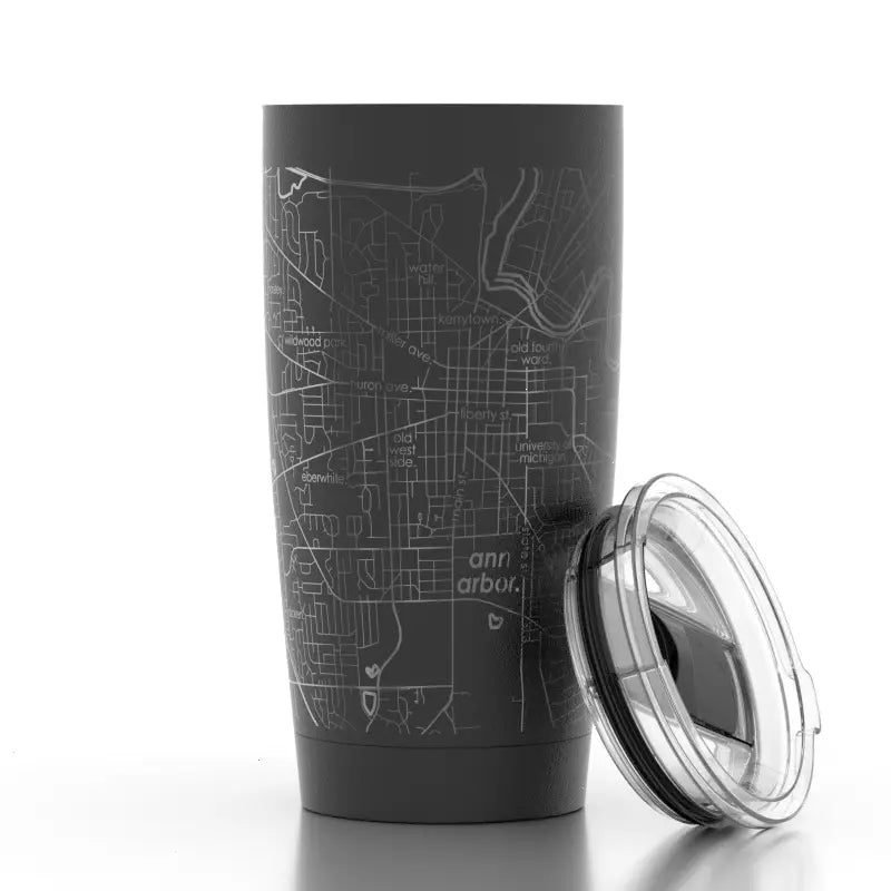 Black 20oz Ann Arbor Insulated Pint