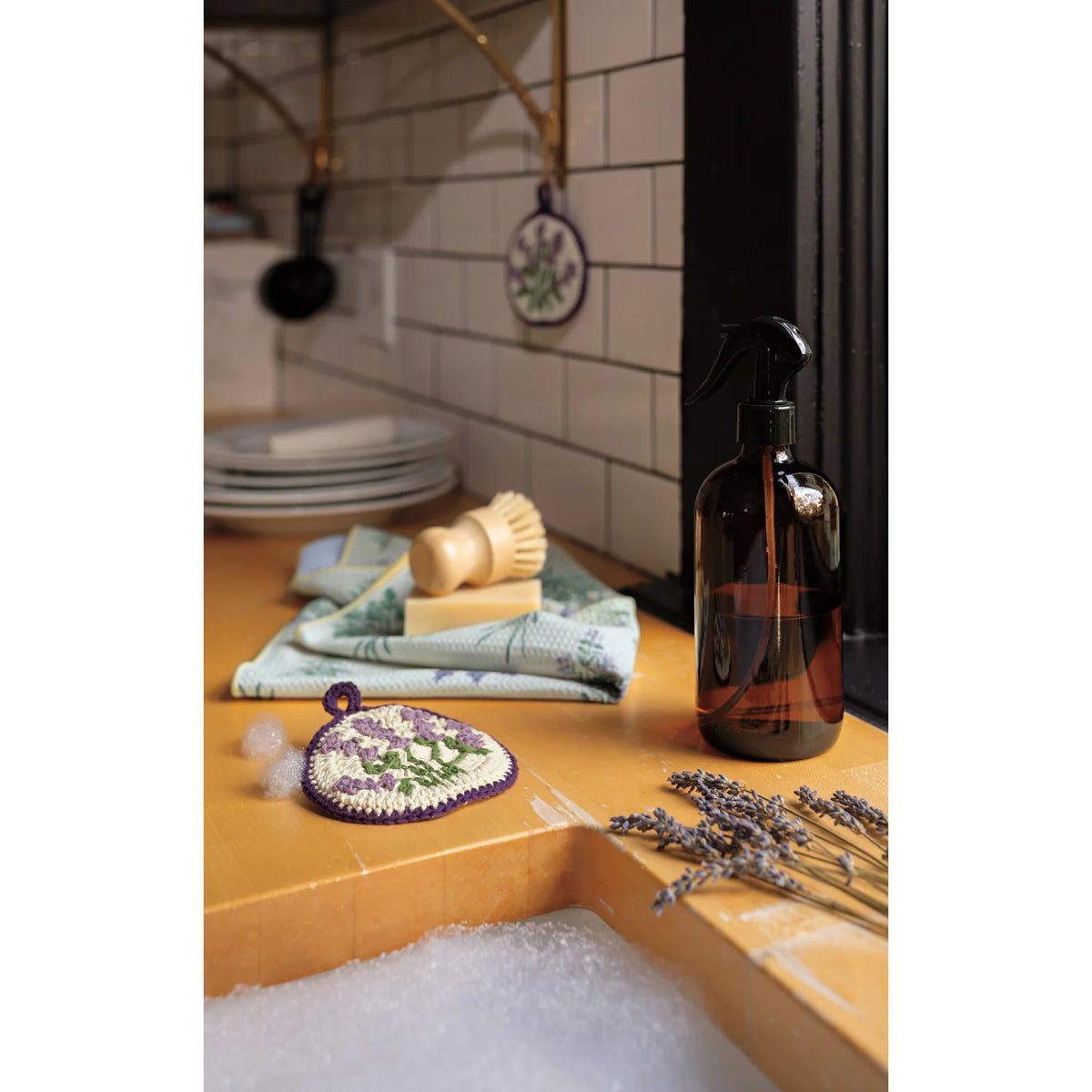 Amber Glass Spray Bottle