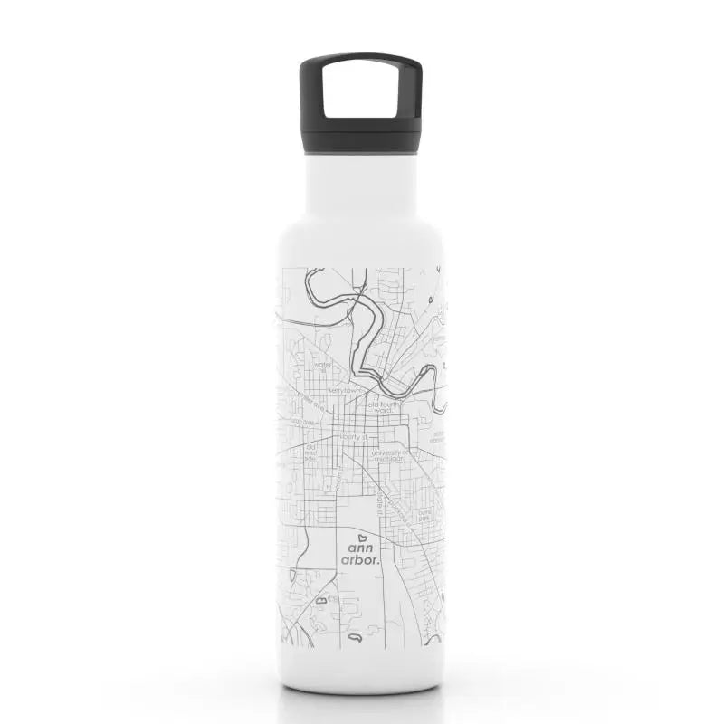 White Ann Arbor 21oz Hydration Bottle