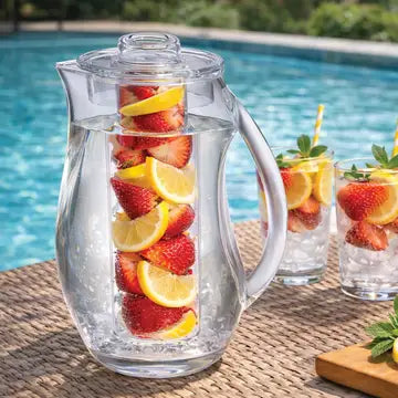 93oz Acrylic Fruit Infuser Pitcher