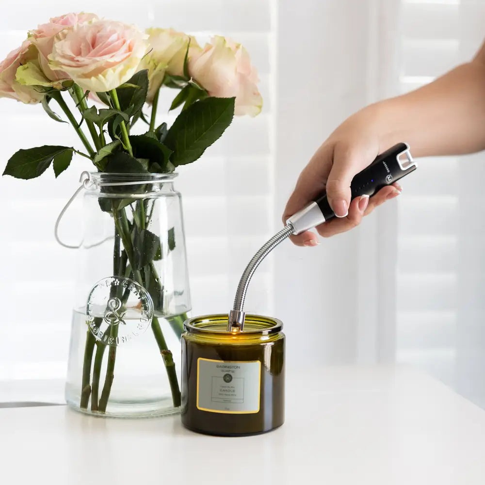 Rechargeable Arc Lighter with Flexible Neck, 9.1"
