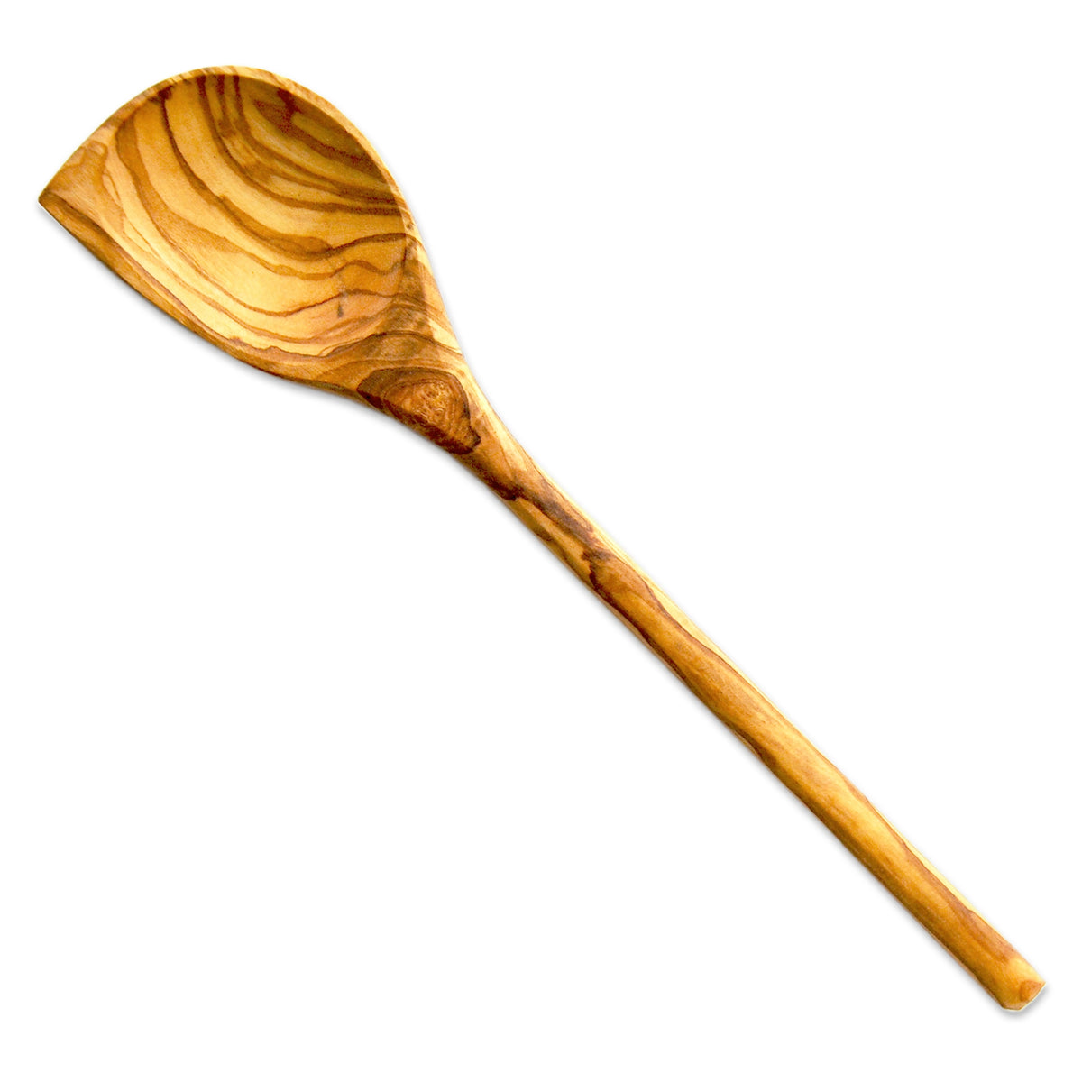 Olive Wood 11.8" Corner Spoon
