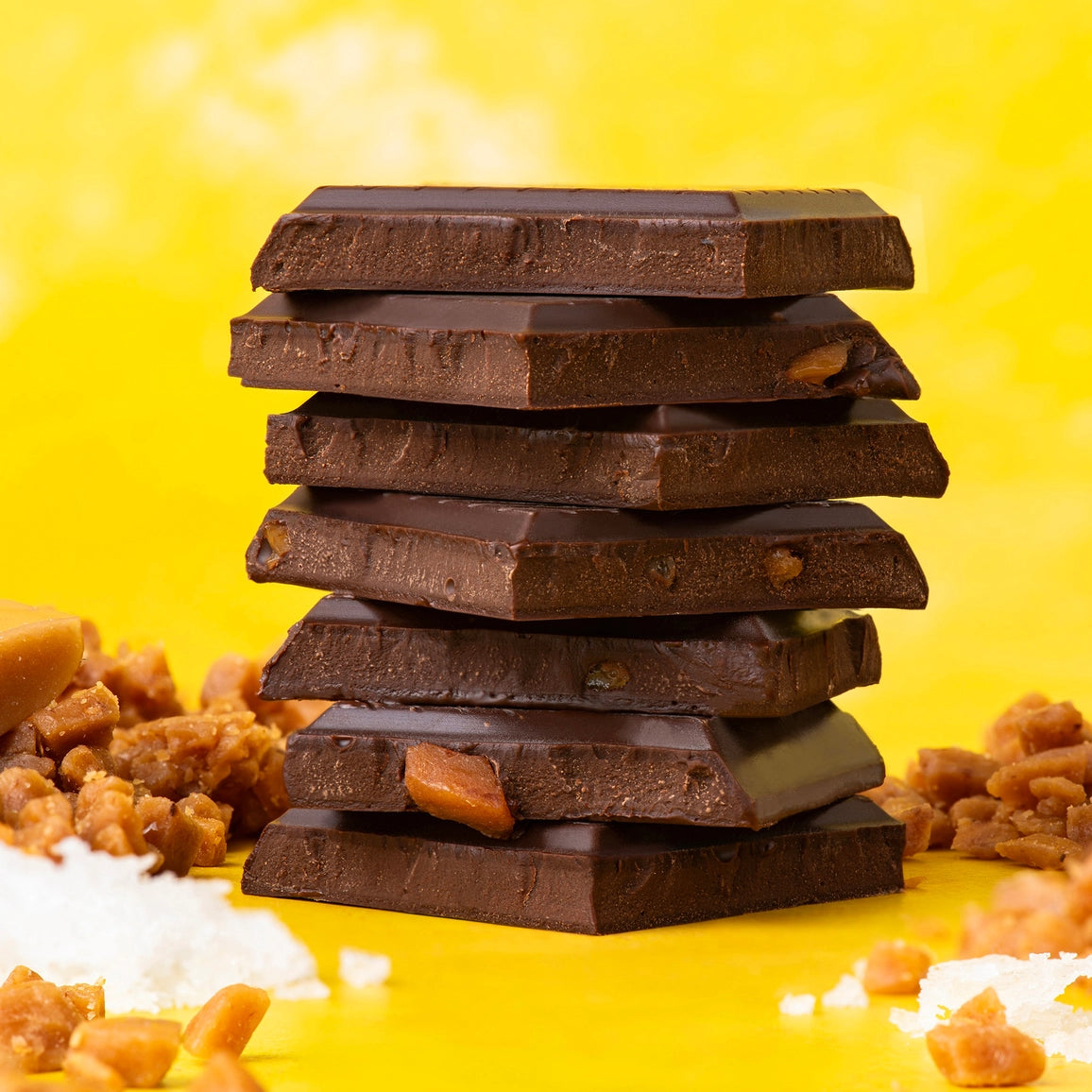Salted Toffee Crackle Truffle Chocolate Bar