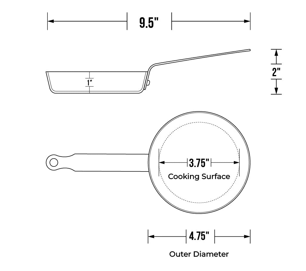 4.75" Egg Pan Mineral B Element