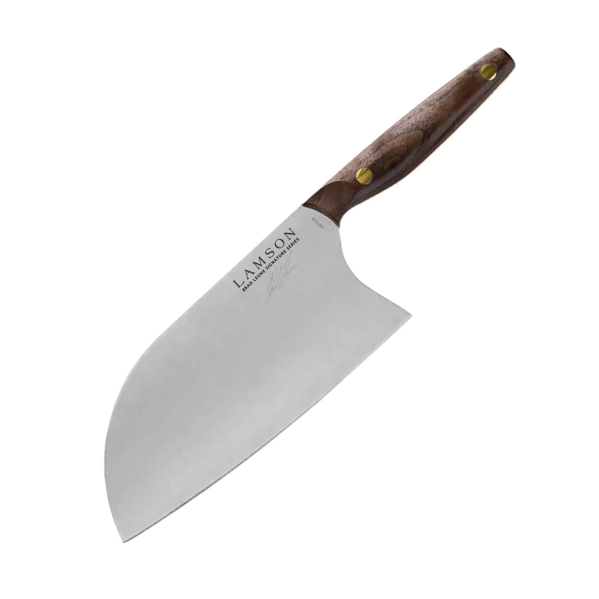 Brad Leone 8" Chinese Santoku Cleaver, Walnut