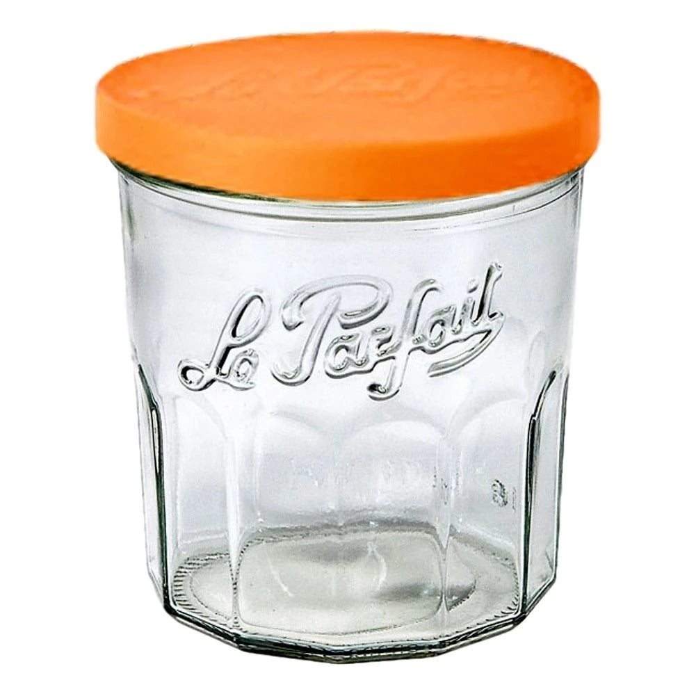 324ml Jam Pot, Orange Lid
