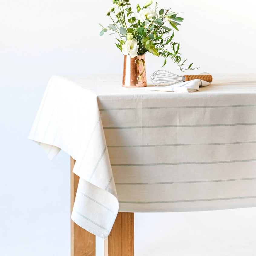 60"x120" Simple English Stripe Tablecloth