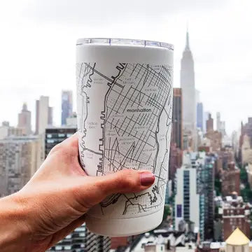 White 20oz Ann Arbor Insulated Pint