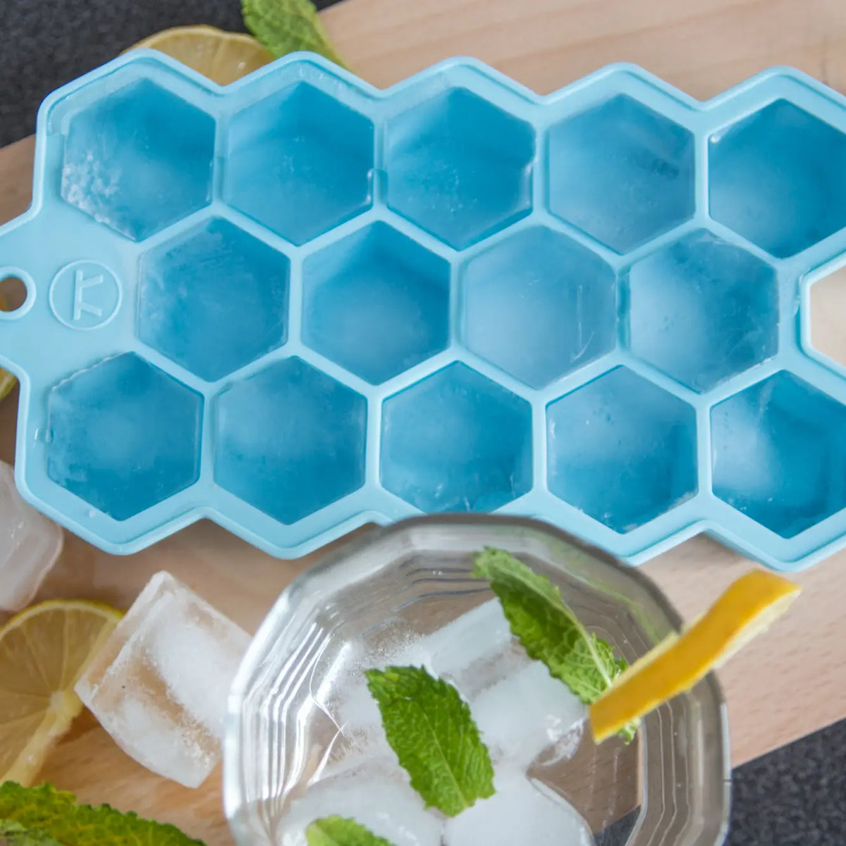 Silicone Hex Ice Cube Tray 7.75"x4.25"