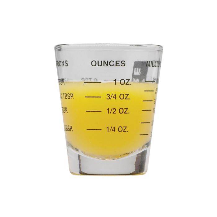 Black Glass Mini Measure