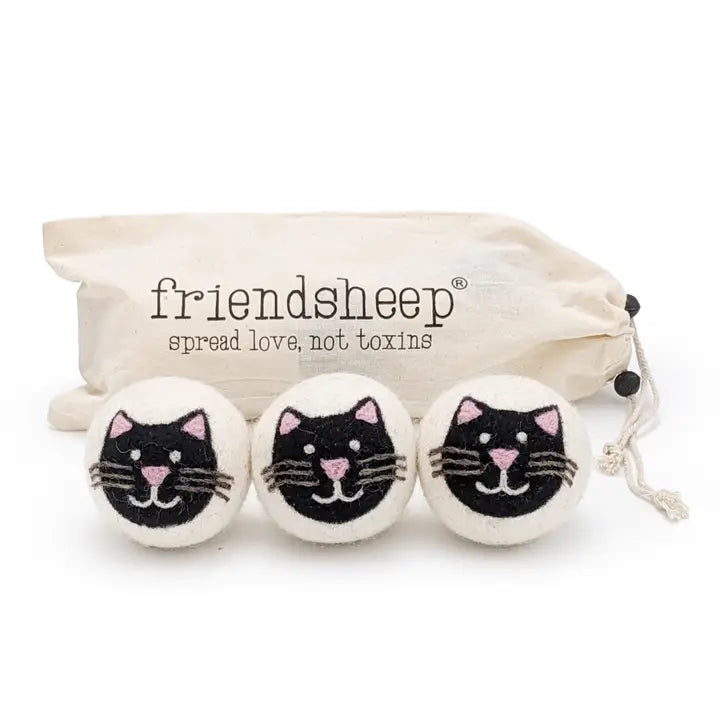 Dryer Ball Cat Black Kitty