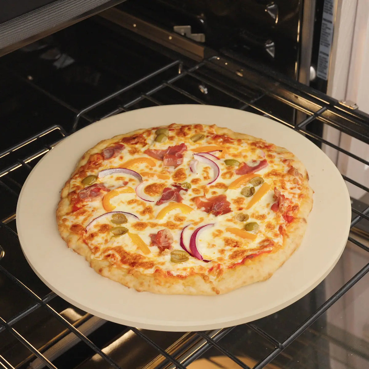 14" Round Pizza Stone Cordierite Unglazed