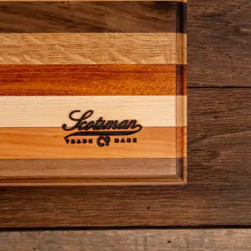 16.75x20 Large Striped Classic Butcher Block