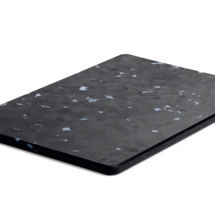 Confetti Black Recycled Cutting Board 8"x12"