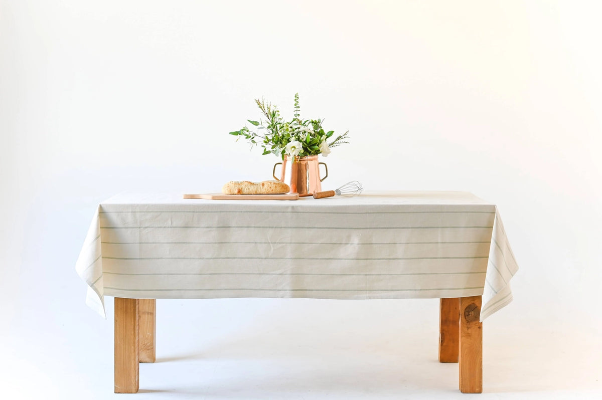 60"x120" Simple English Stripe Tablecloth