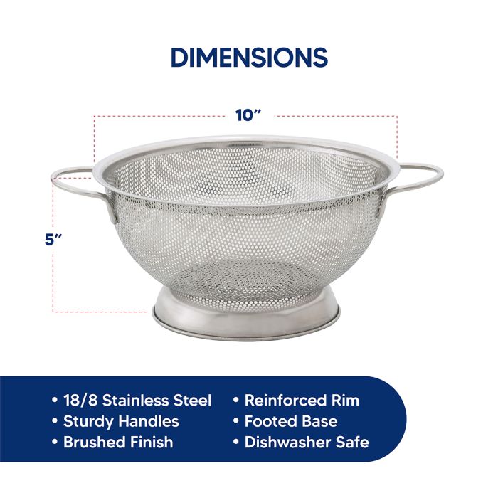 Colander S/S 10"