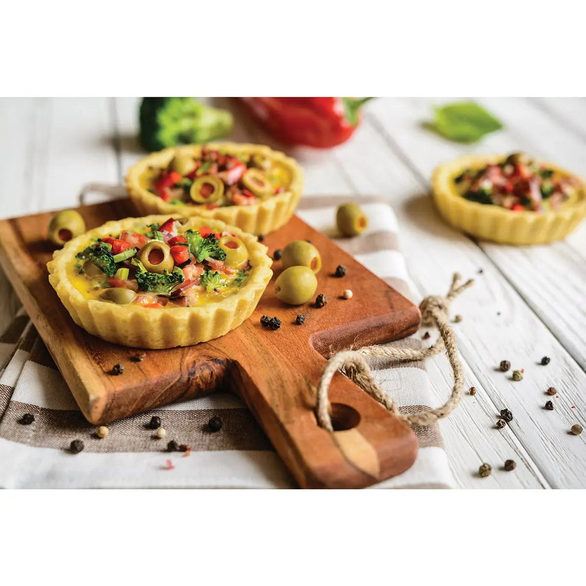 Nonstick S/4 4.25" Quiche Pan