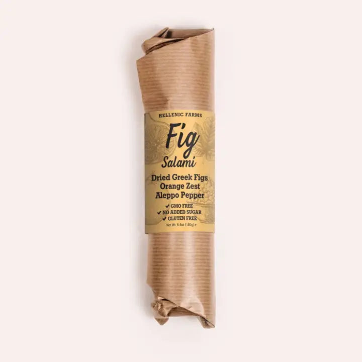 Vegan Fig Salami, Orange Aleppo