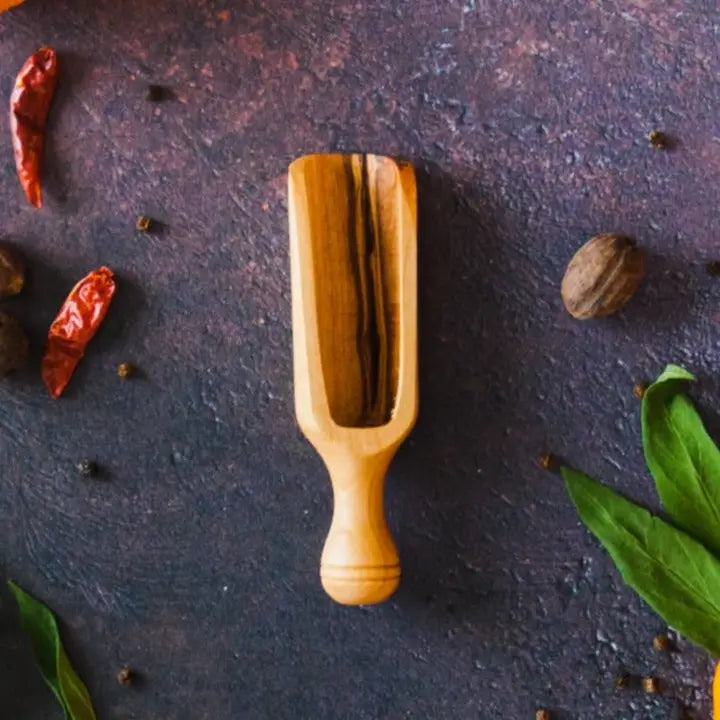 Olivewood X-Large Canister Scoop