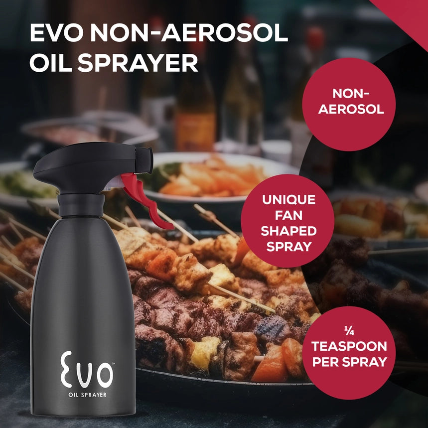 Black Stainless 16oz EVO Oil Sprayer