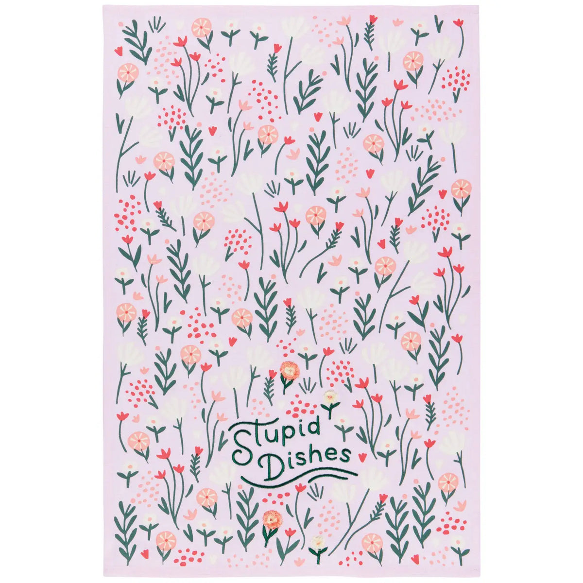Stupid Dishes Dishtowel
