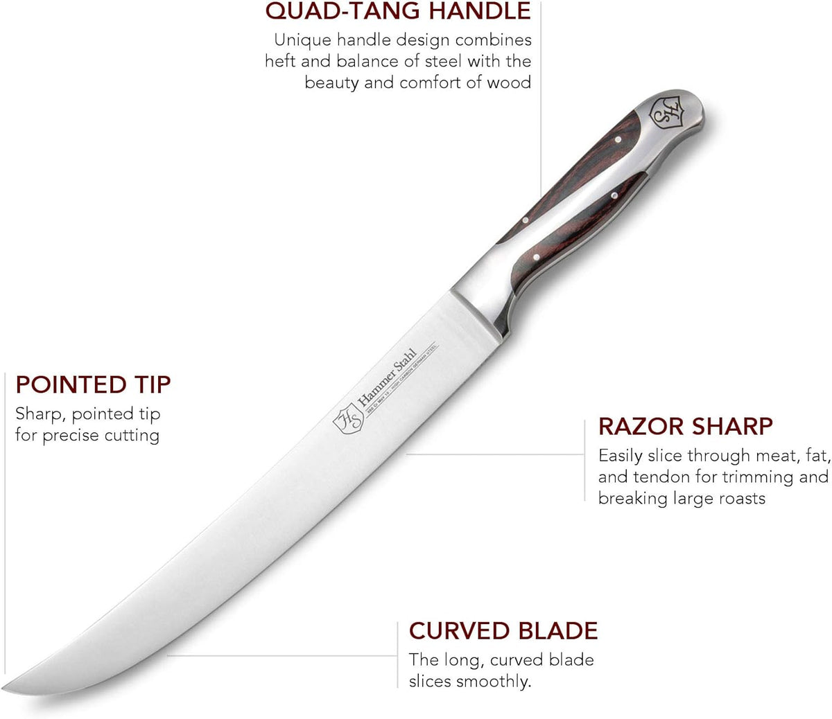 10" Scimitar Knife