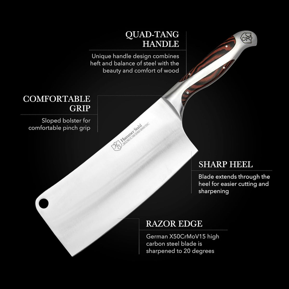 8" Cleaver Knife