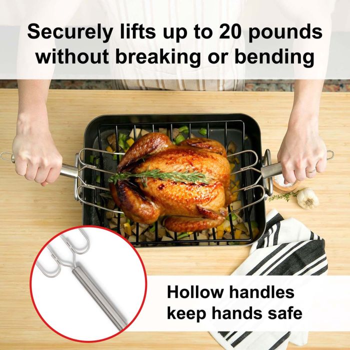 S/2 Turkey Roast Lifters