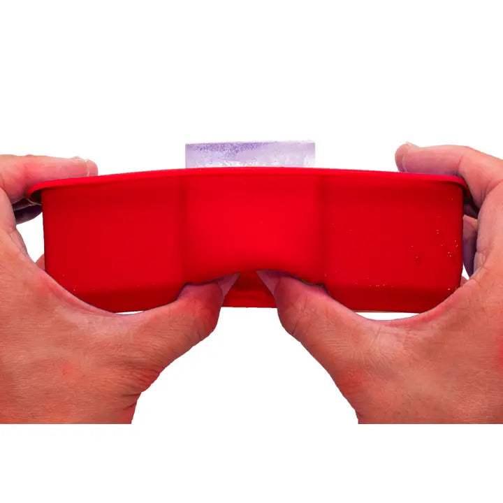 Red Jumbo Silicone Ice Tray