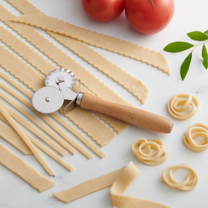 CR Pastry Pasta Cutter Double Wheel