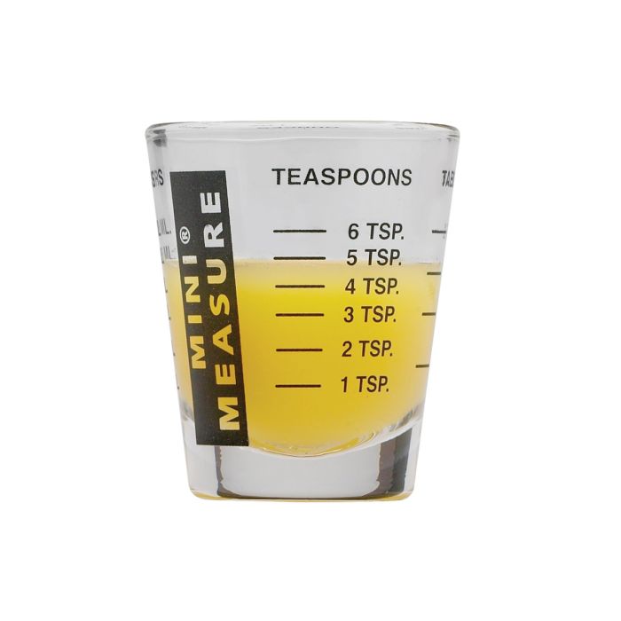 Black Glass Mini Measure