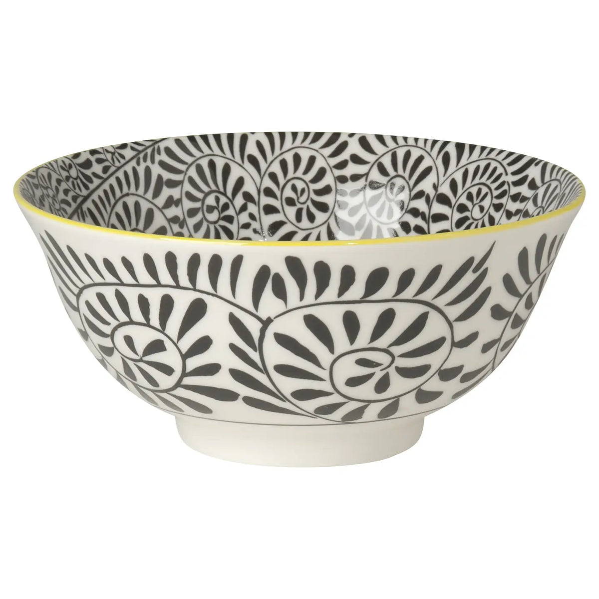 Black Vines 6" Bowl