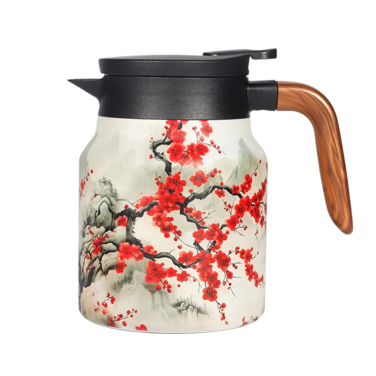 Cherry Blossom 32oz Thermal Tea Infuser Kettle