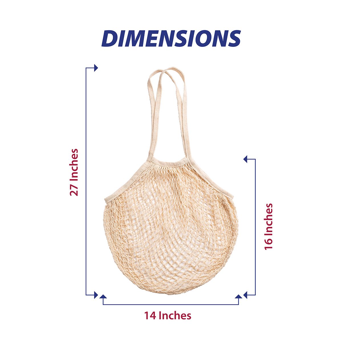 S/2 Natural Market Bag