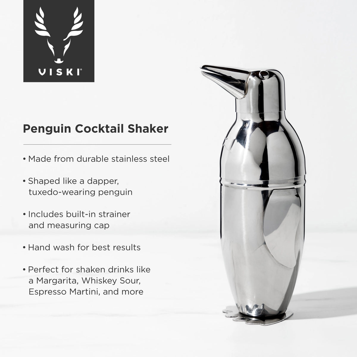 Penguin Cocktail Shaker