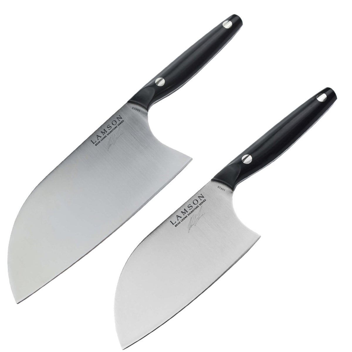 Brad Leone 8" Chinese Santoku Cleaver, Pom (Black)
