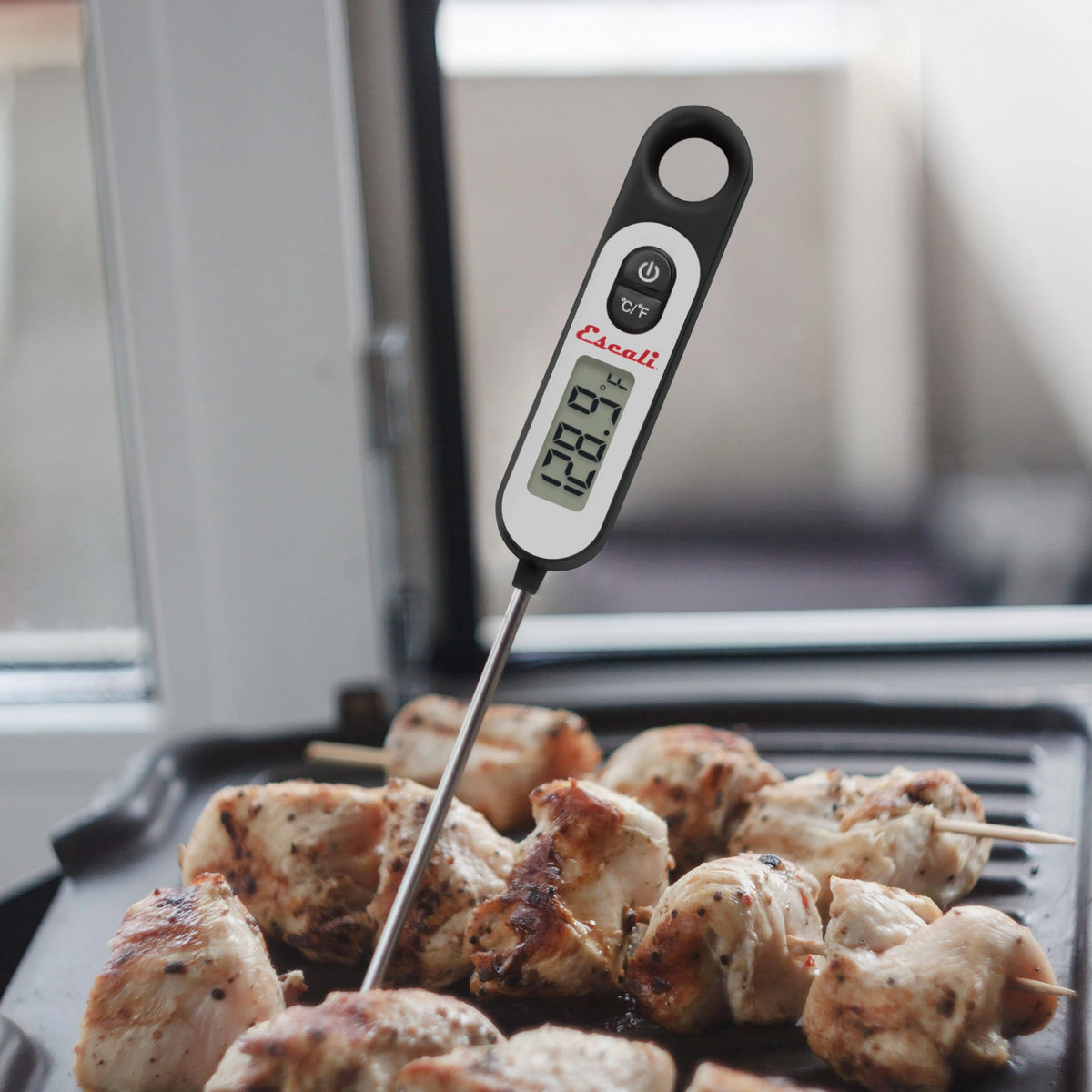 Long Stem Digital Thermometer, Black