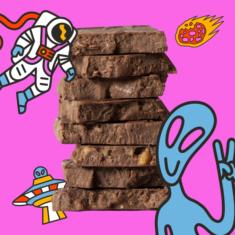 Moon Rocks Truffle Chocolate Bar