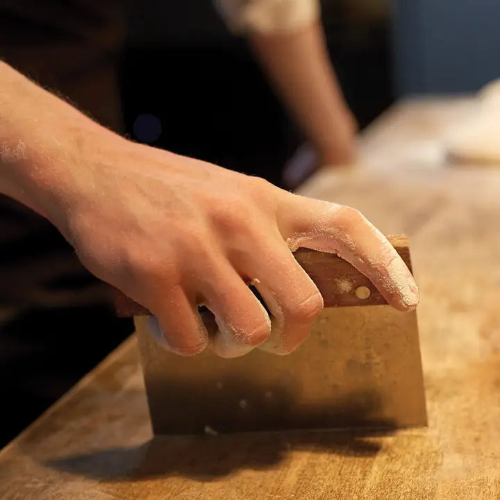 Wood Handle Mrs. A Pastry Dough Scraper