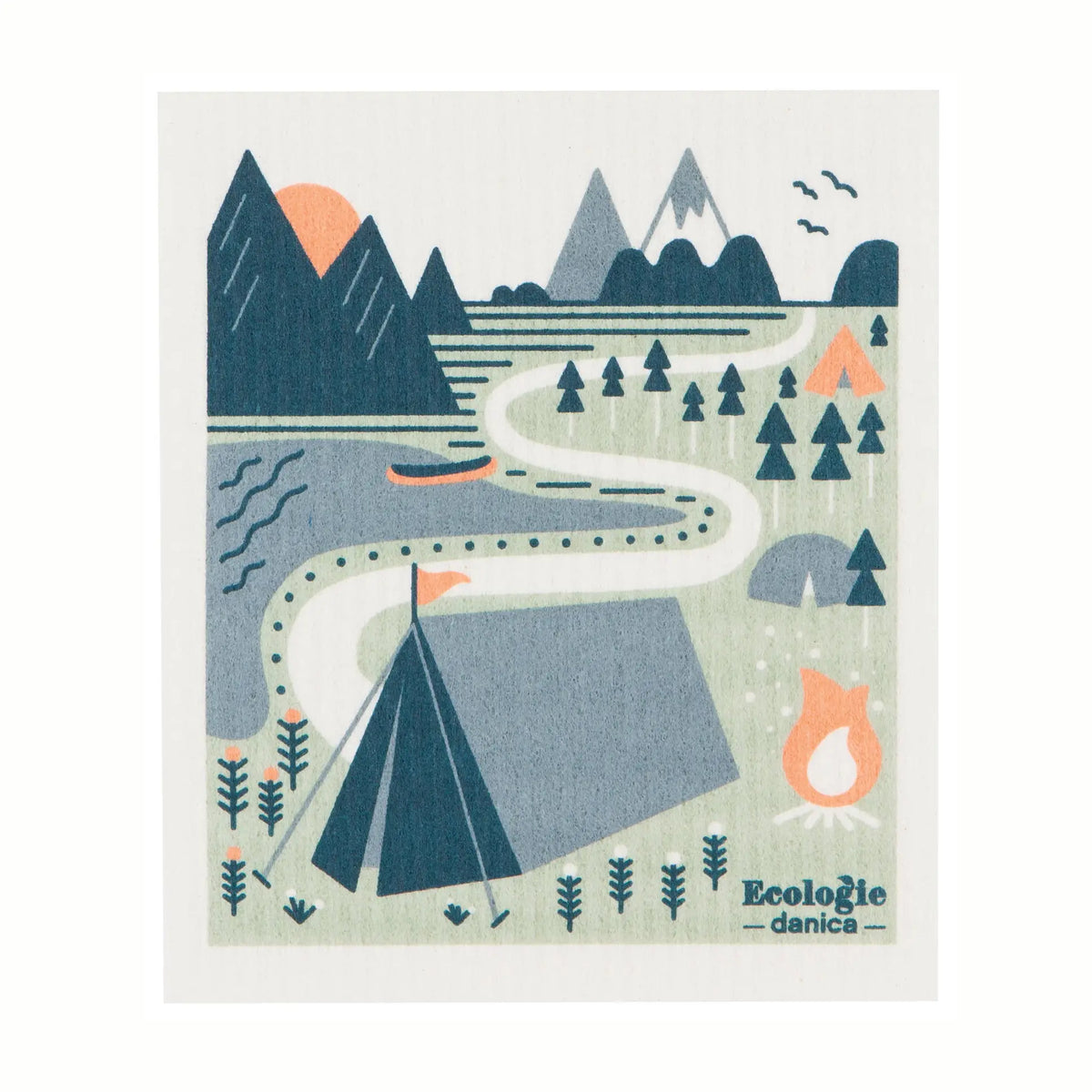 Camp Life Swedish Dishcloth