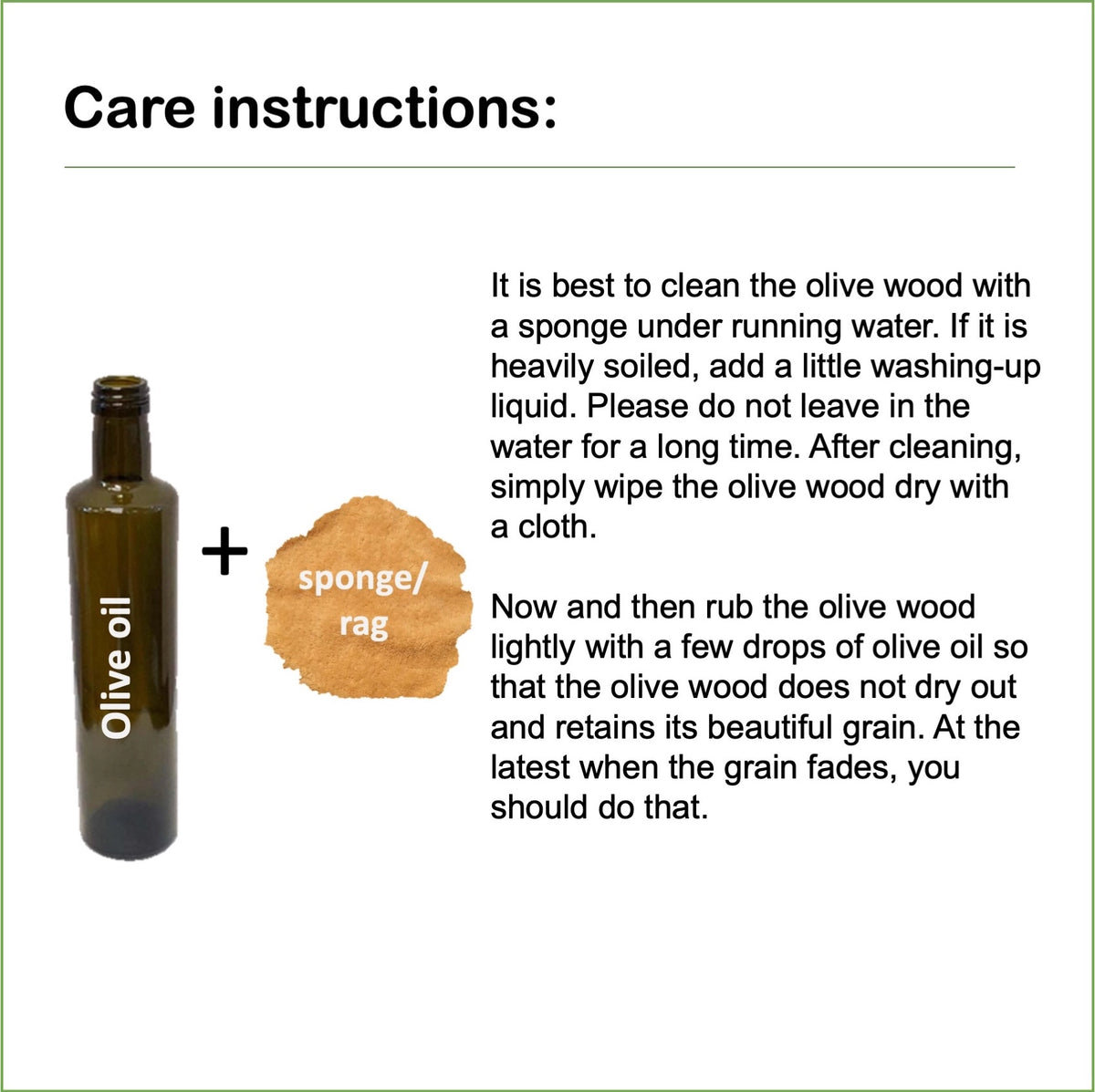 Olive Wood 15.75" (40cm) Rolling Pin With Handles