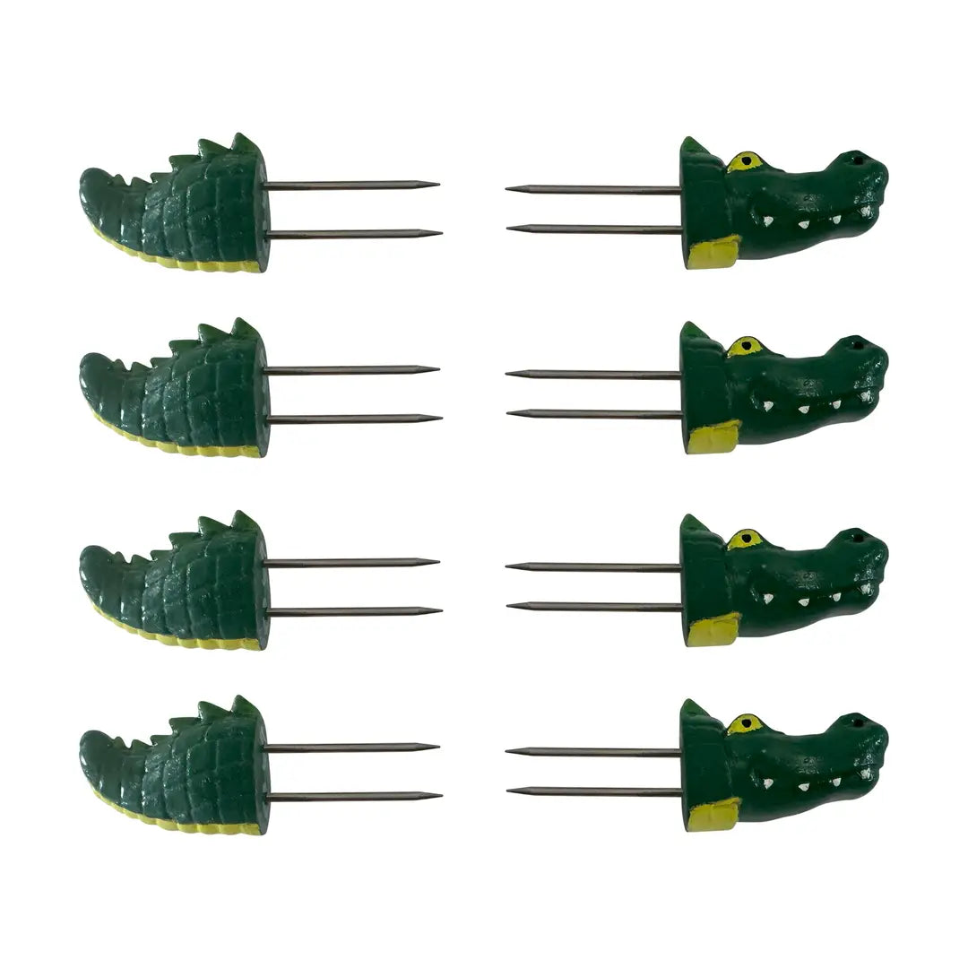 Croc Corn Holders S/8, 4 Pairs