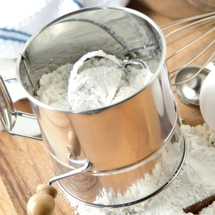 3 Cup Crank Flour Sifter