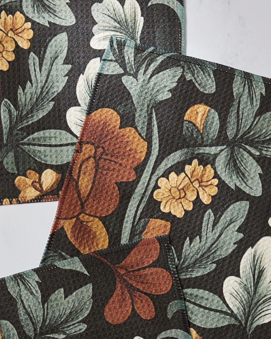 Classic Floral Dishcloth Set