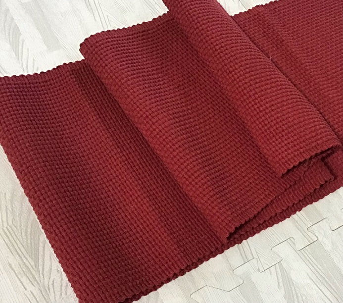 Runner 72" Burgundy Woven