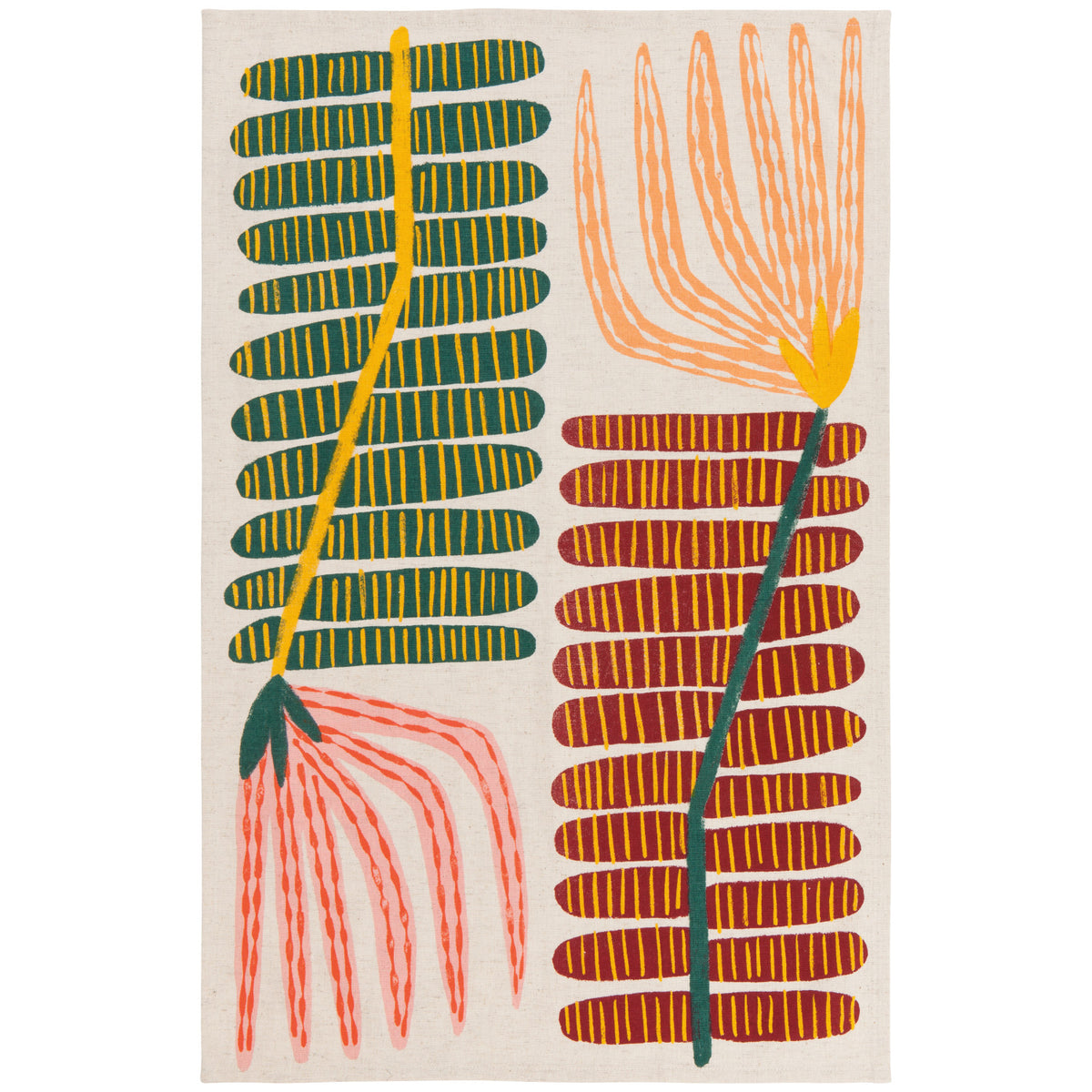 S/2 Venus Linen Cotton Dishtowels