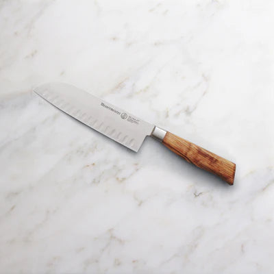 Oliva 7" Kullenschliff Santoku Knife