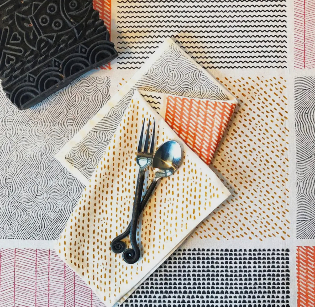 Tablecloth 60x120 Multi Blocks