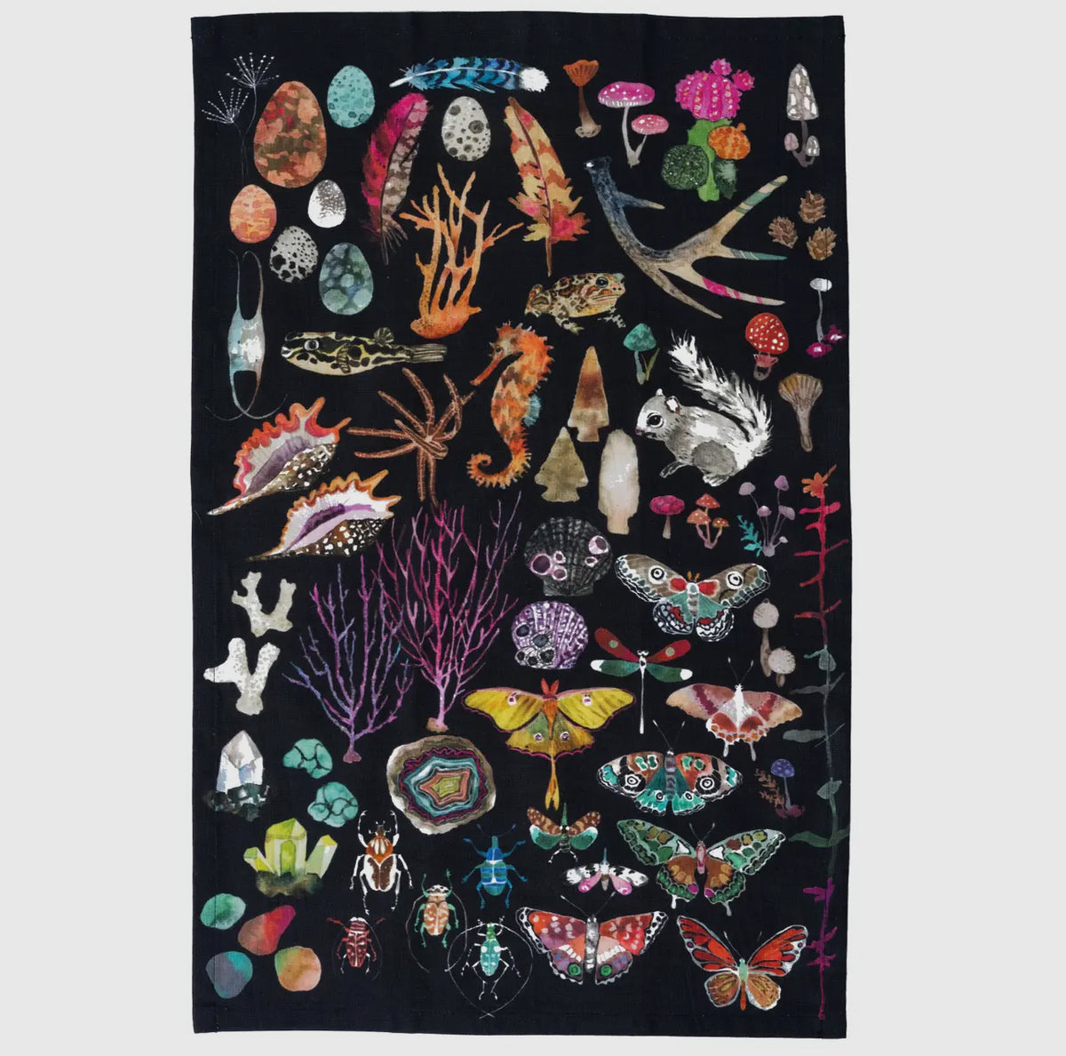 Specimens, Black Tea Towel