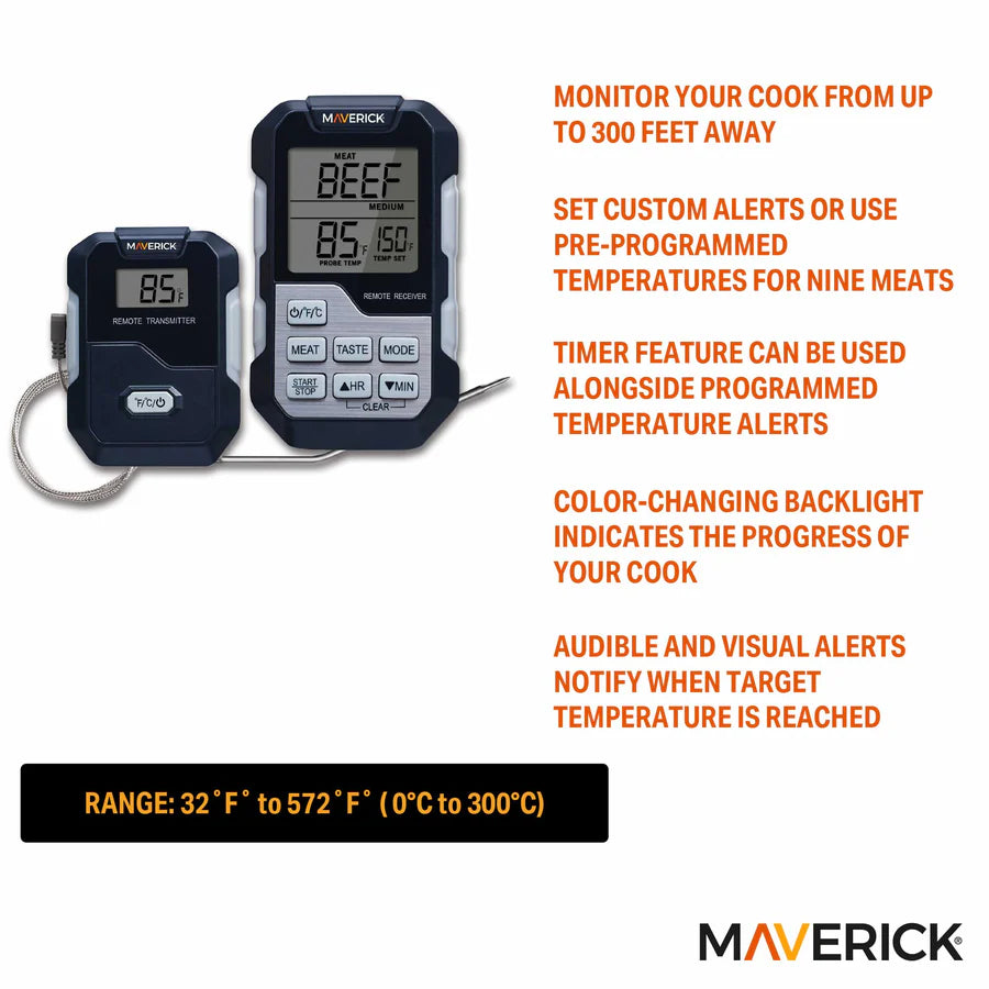 Wireless Remote Thermometer, Single Probe